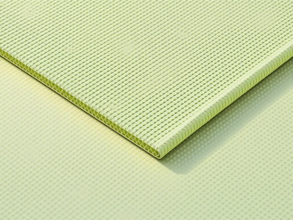 Innovative textured HDPE geomembrane sheet, displaying new texture profiles for increased frictional resistance, professional photography, detailed, modern design